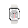 Умные часы Apple Watch Series 8 45 мм Silver Aluminium Case with Silver Sport Band, размер M/L
